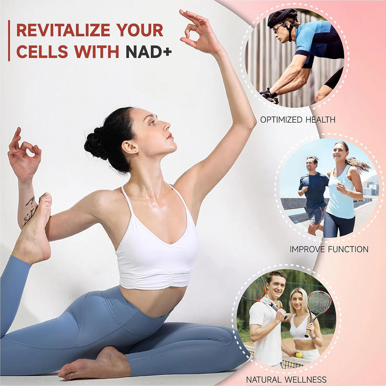 zooone NAD+ 1000mg Liquid Packets Supplement - Premium Nicotinamide Riboside & Resveratrol for Cellular Energy,Advanced NAD Booster for Men & Women (30 Pocket)